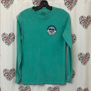 Blue 84 Teal Long Sleeve with Colorado Patch